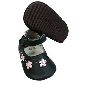 Baby Tommy Tickle Floral Mary Jane Crib Shoes