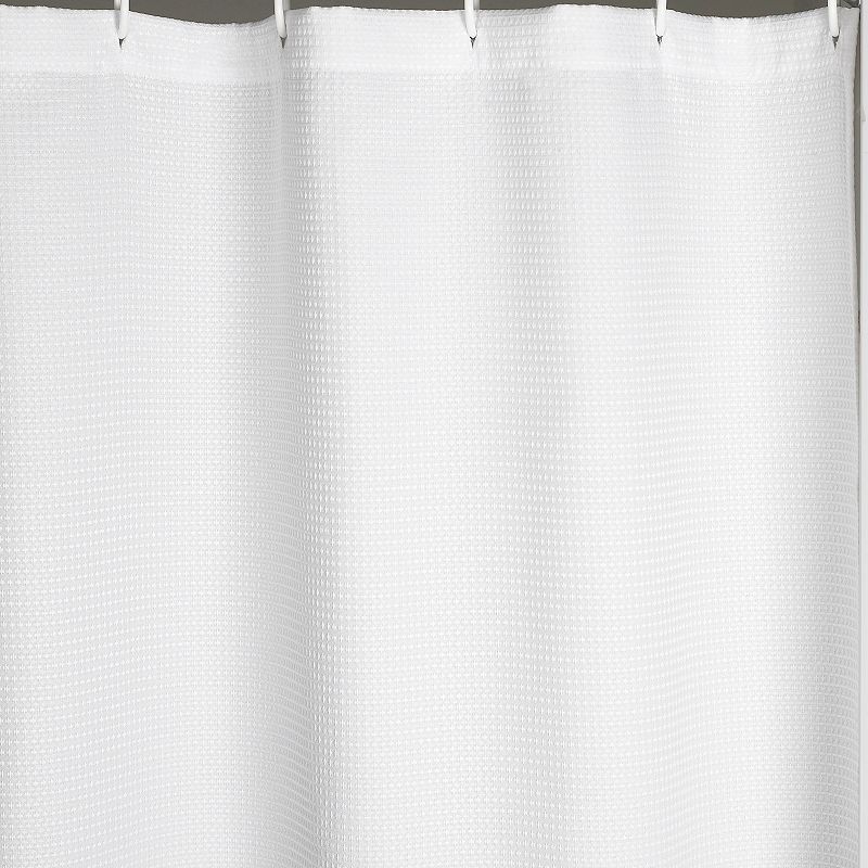 Shower Curtain Rod Without Drilling White Battenburg Sh