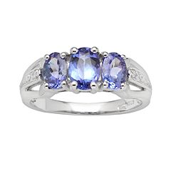 Sterling Silver Tanzanite Ring by