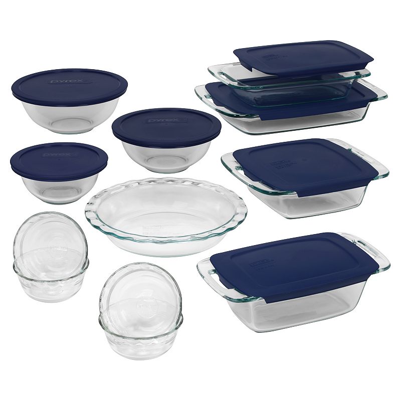 Pyrex Easy Grab 19-pc. Bakeware Set, Multicolor