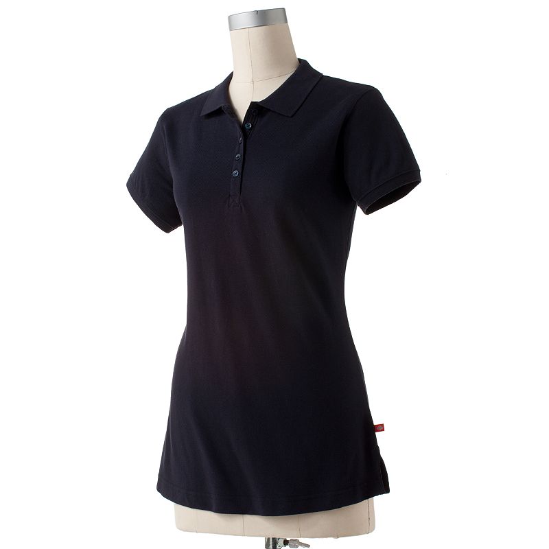 Womens Blue Short Sleeve Polo Kohl's