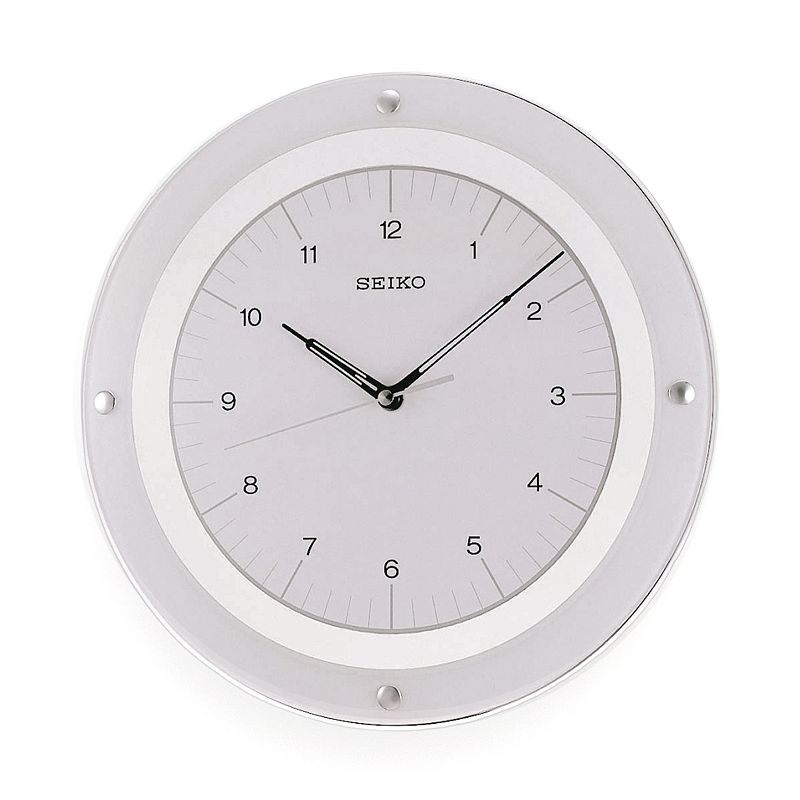 Seiko Glass Wall Clock - QXA314WLH, Black