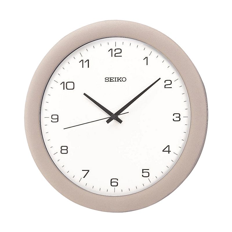 Seiko Silver Tone Wall Clock - QXA137SLH, Multicolor