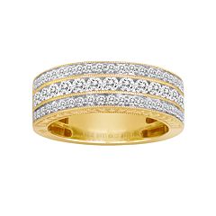 14k Gold 1-ct. T.W. IGL Certified Diamond Wedding Ring by