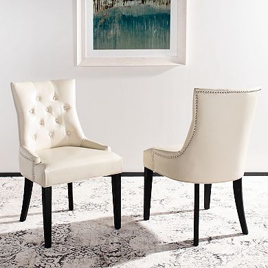 Safavieh 2-piece Abby Cream Side Chair Set