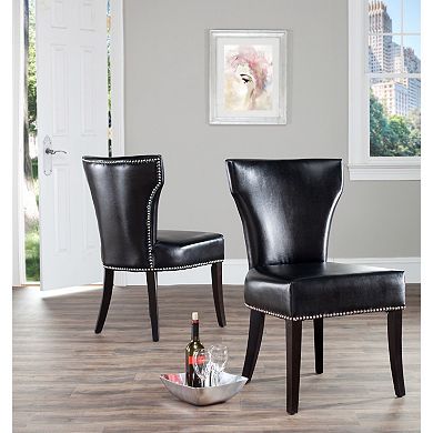 Safavieh 2-pc. Jappic Bicast Leather Side Chair Set