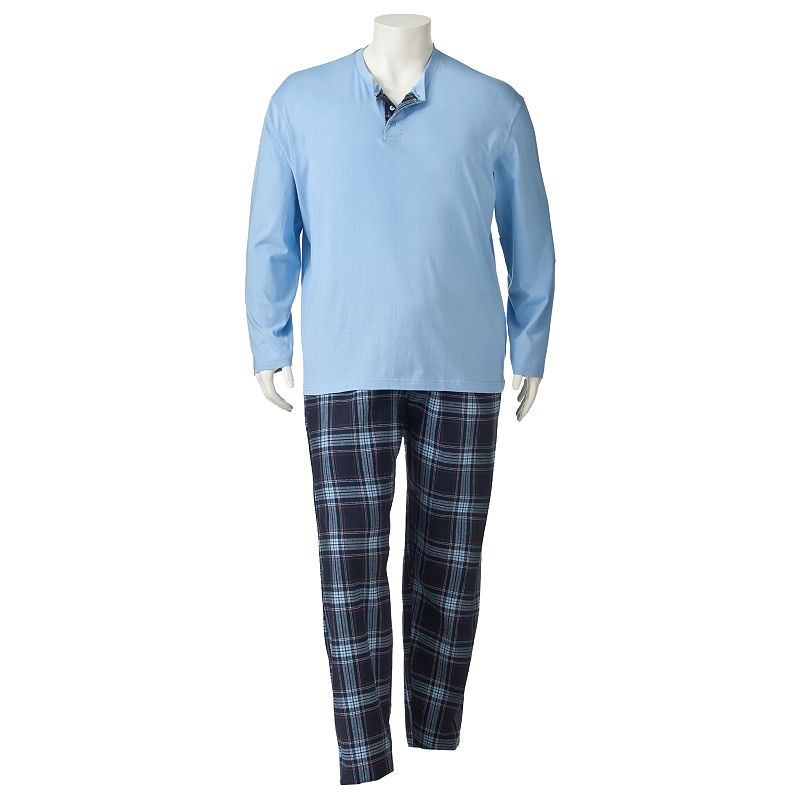 Big & Tall Residence Flannel Pajama Set