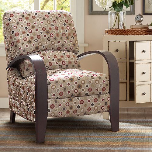 Madison Park Circle Bent Arm Recliner Chair