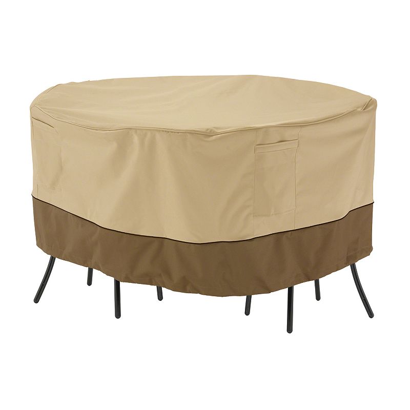 Outdoor Classic Accessories 56-in. Patio Table Chair Cover, Brown