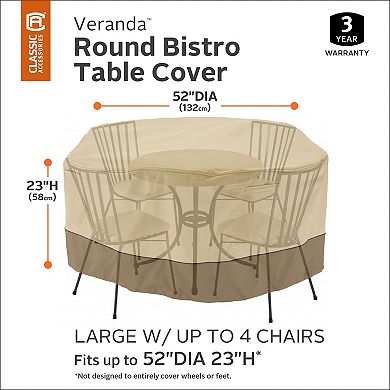 Classic Accessories 56-in. Patio Table & Chair Cover