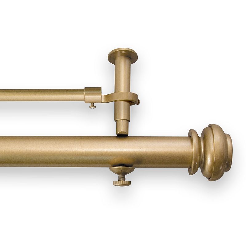 Contemporary Gold Double Curtain Rod Kohl's