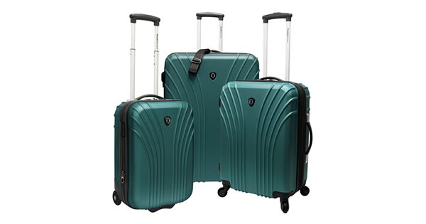 Traveler&#39;s Choice Cape Verde 3-Piece Hardside Luggage Set