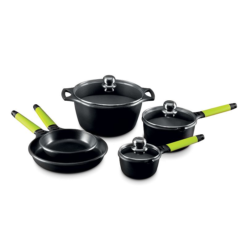 Fundix by Castey Cast-Aluminum 8-pc. Cookware Set, Green