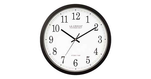 La Crosse Technology 14-in. Atomic Analog Wall Clock