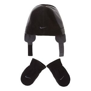Nike Fleece Hat & Mittens Set - Baby