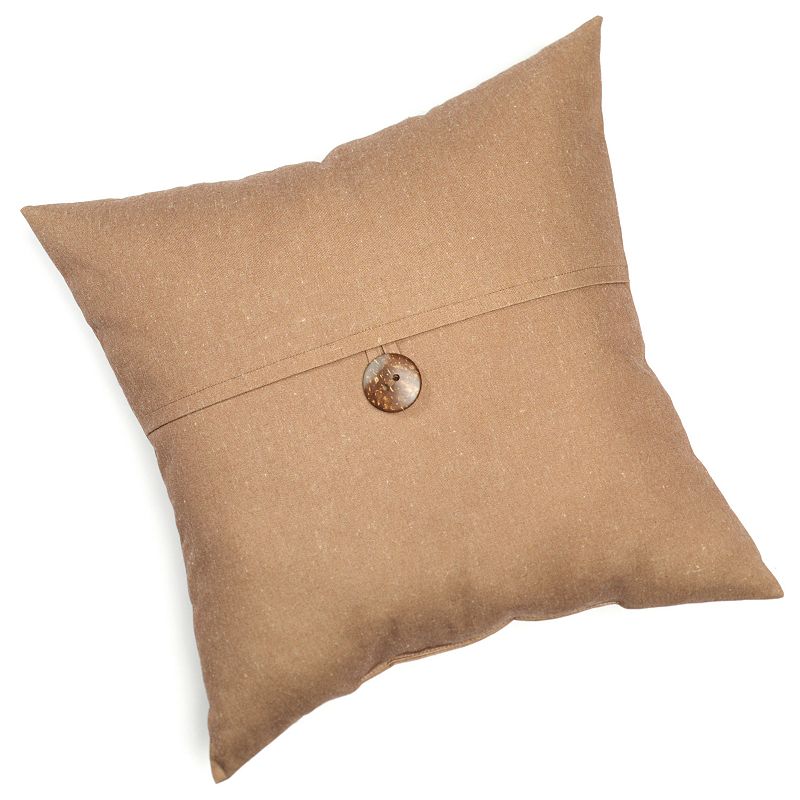 Linen Button Decorative Pillow - 20