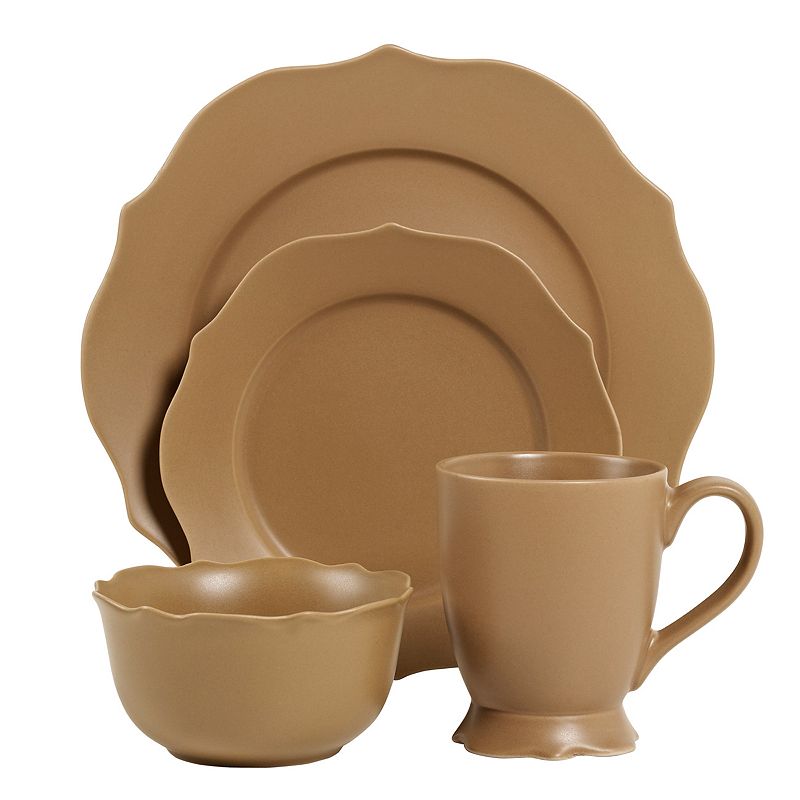 Brown Stoneware Dinnerware Set Kohl's