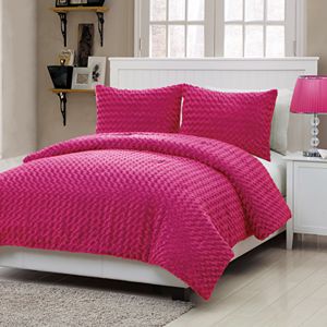 VCNY Rose Fur 3-pc. Comforter Set - Full