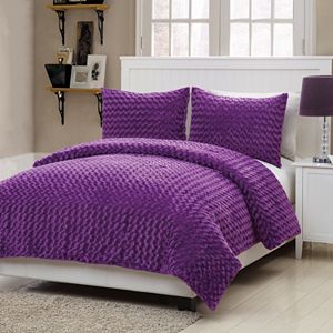 VCNY Rose Fur 3-pc. Comforter Set - Full