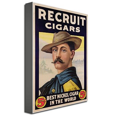 ''Recruit Cigars, 1899'' 22'' x 32'' Canvas Art