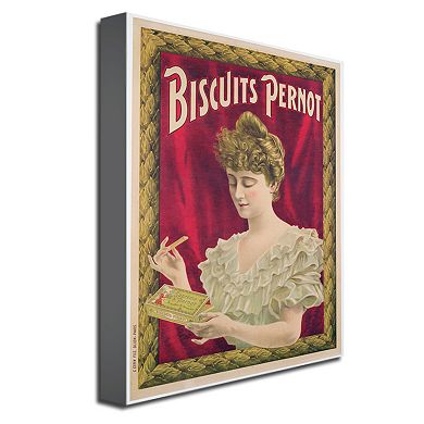 "Pernot Biscuits, 1902" 18" x 24" Canvas Art