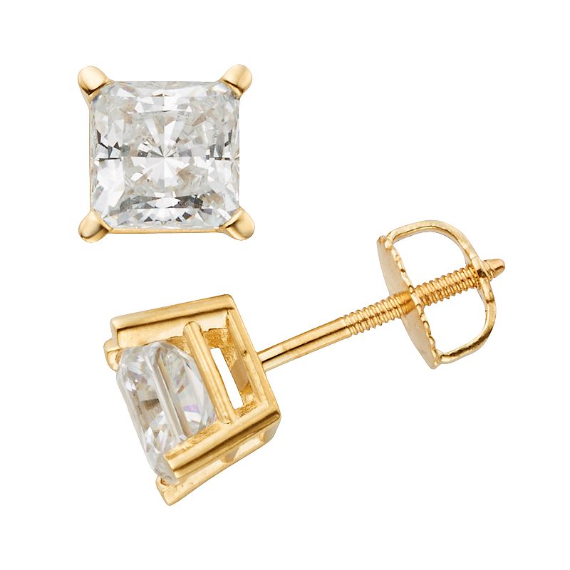 Princess Cut Diamond Earrings Kohl's