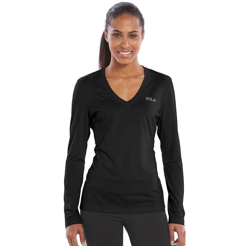 Women's Fila Sport&reg; Workout Tee, Size: Large, Black