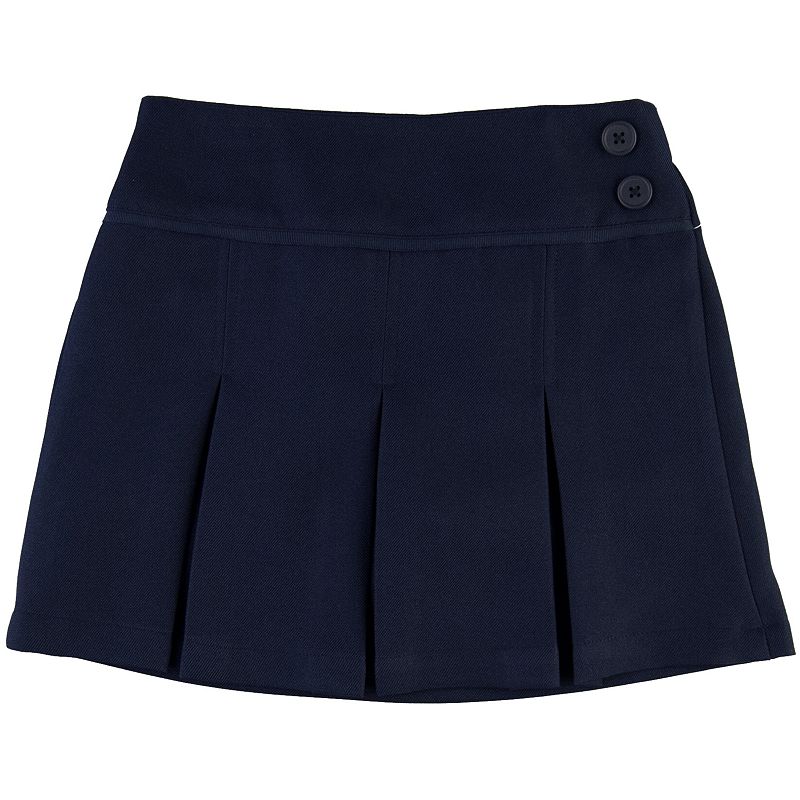 Girls 46x Chaps Button Pleated School Uniform Skort