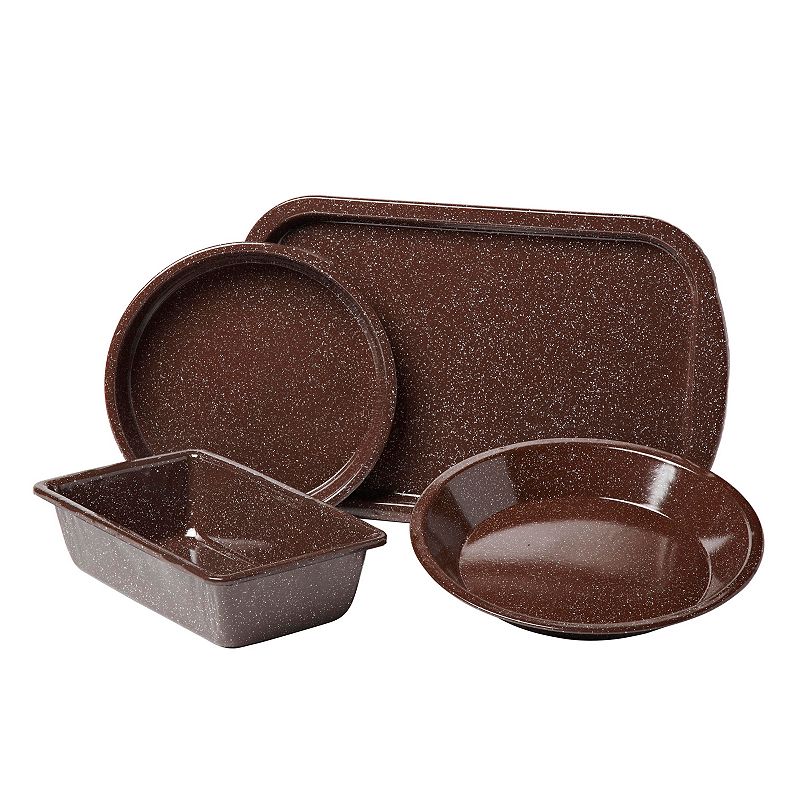 Granite Ware 4-pc. Bakeware Set, Brown