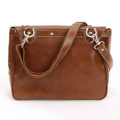 AmeriLeather Vintage Leather Messenger Bag