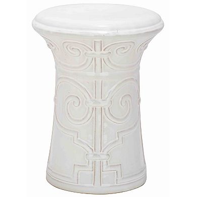 Safavieh Imperial Scroll Ceramic Garden Stool