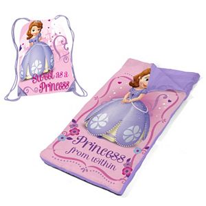 Disney Sofia the First Sleeping Bag & Sackpack Slumber Set