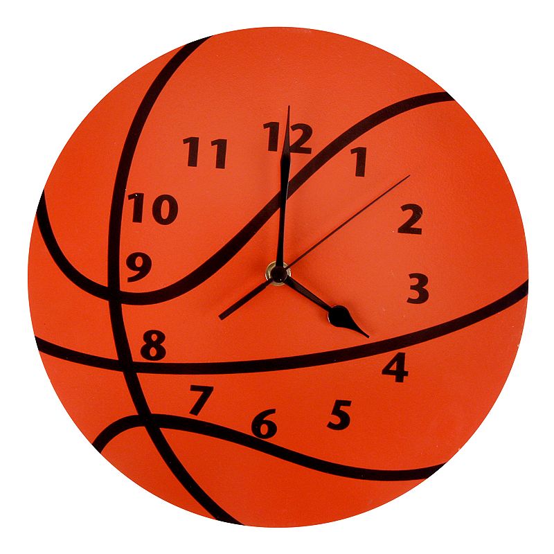 Trend Lab Basketball Wall Clock, Orange