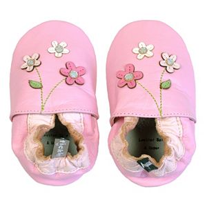 Tommy Tickle Floral Crib Shoes - Baby