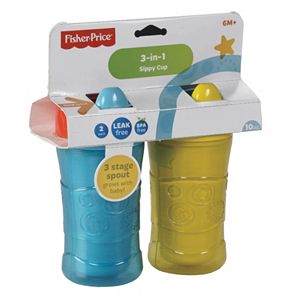 Fisher-Price 2-pk. 3-in-1 Sippy Cups