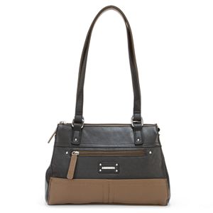 Stone & Co. Donna Colorblock Leather Satchel