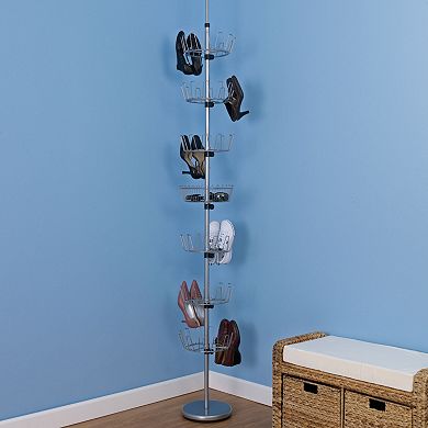 Household Essentials Floor-to-Ceiling 36-Pair Shoe Tree