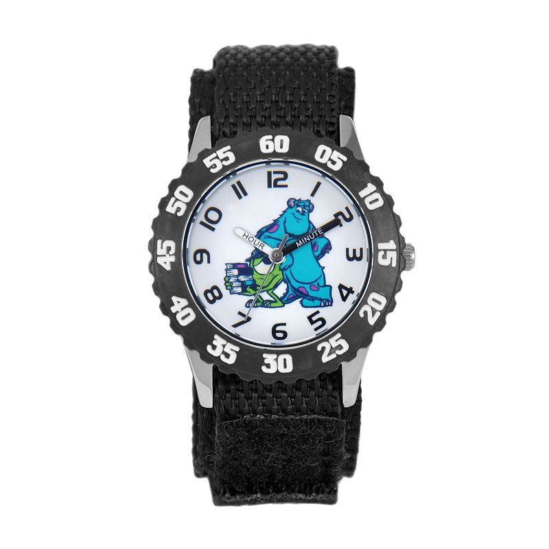 Disney \/ Pixar Monsters University Mike & Sulley Kids' Time Teacher Watch, Boy's, Black