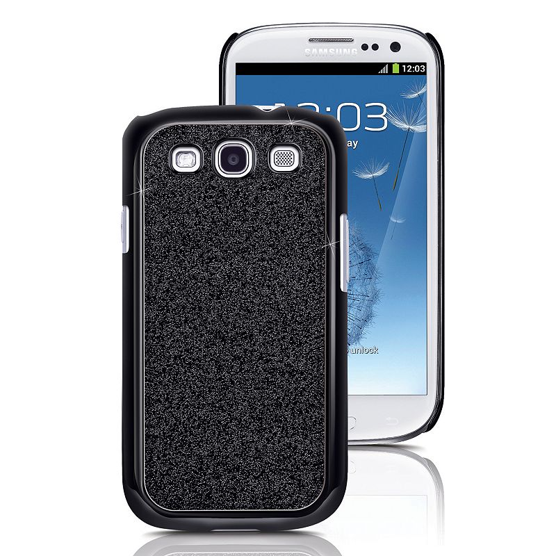 Fashionation Glamorous Samsung Galaxy S3 Slim Snap Cell Phone Case, Black