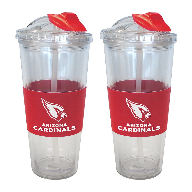 straws target with tumblers TUMBLERS WITH (ACR SPILL PK. NO ARIZONA CARDINALS STRAWS 2