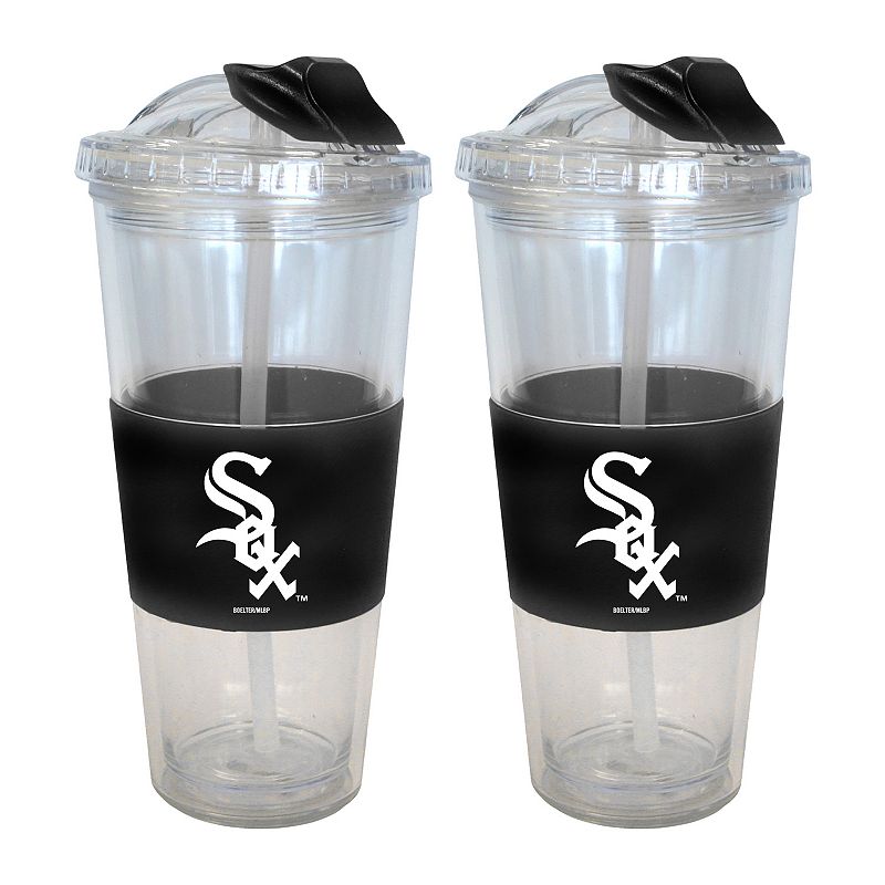 with straws target tumblers TUMBLERS (SOX NO CHICAGO SPILL 2 WHITE PK. SOX STRAWS WITH