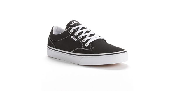 vans winston black and white