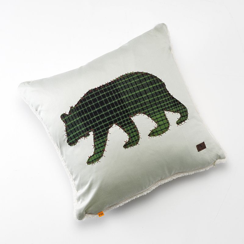 Field and Stream Bear Decorative Pillow