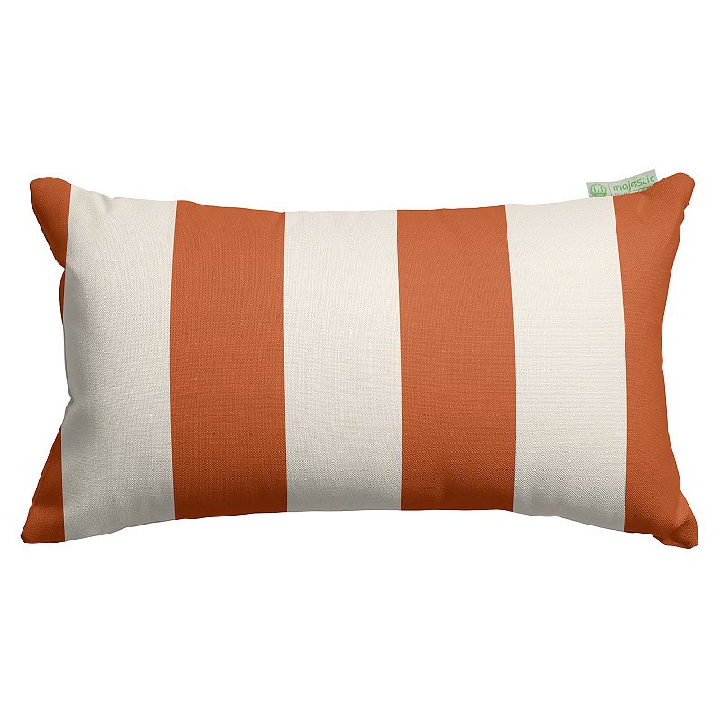 Majestic Home Goods Striped Indoor Outdoor Small Decorative Pillow