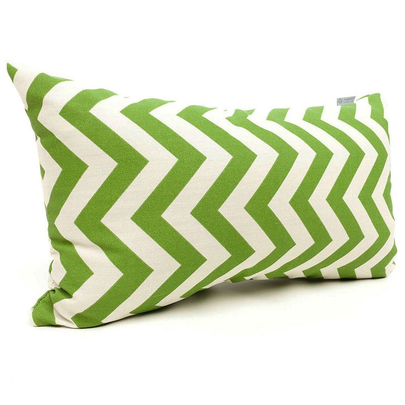 Majestic Home Goods Chevron Indoor Outdoor Small Decorative Pillow