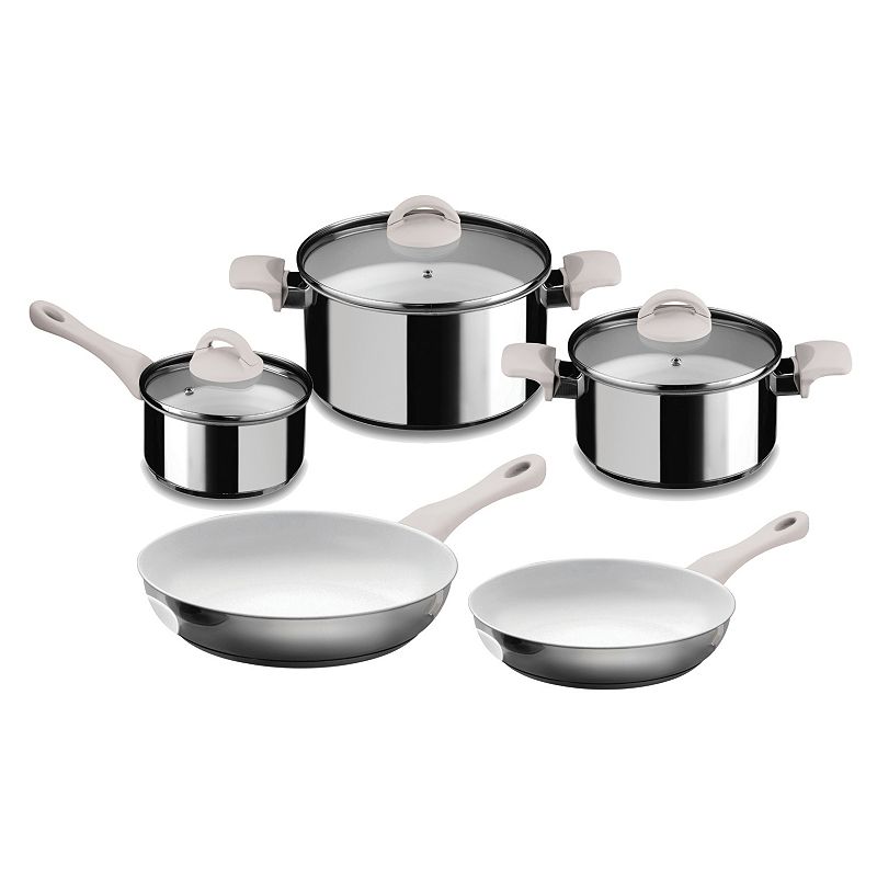 Mepra 8-pc. Nonstick Ceramic Cookware Set, White