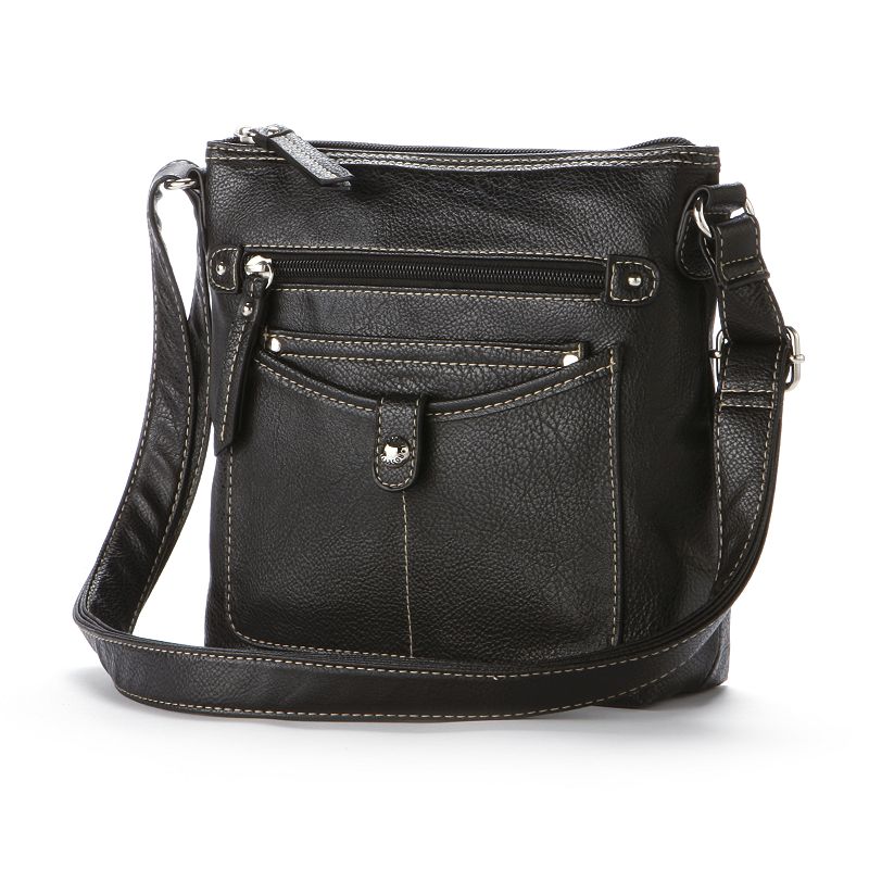 Rosetti Black Leather Crossbody Bag Kohl's