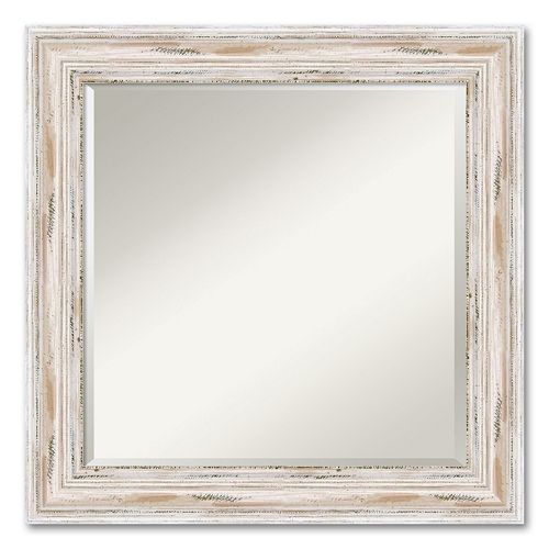 Alexandria Beveled Wall Mirror Square