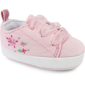 Wee Kids Canvas Sneaker Crib Shoes - Baby
