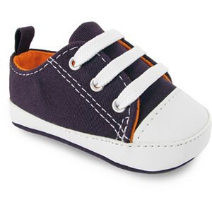 Wee Kids Canvas Sneaker Crib Shoes - Baby